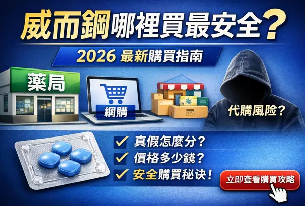 威而鋼哪裡買比較安全？先看合法性與諮詢流程